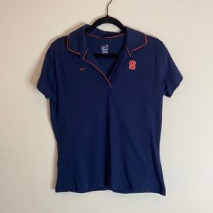 Nike team womans size large Syracuse polo